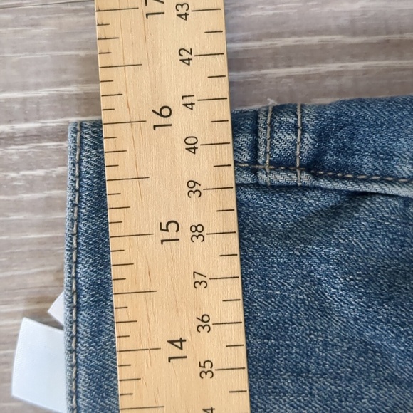 Gap Denim Legging Women's Size 10  32x 29 Jeans Leg Patches Fraying Skinny - Picture 9 of 13